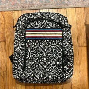 Vera Bradley Black and White Floral Backpack